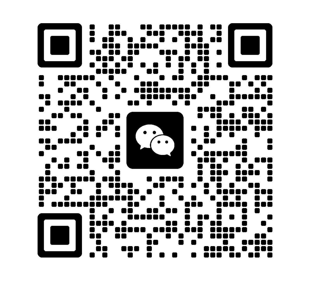 WeChat QR code for product support